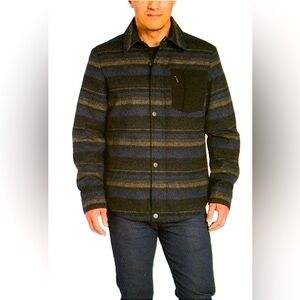 PENDLETON POLYFILL INSULATION WOOL BLEND SHIRT/JACKET SIZE M